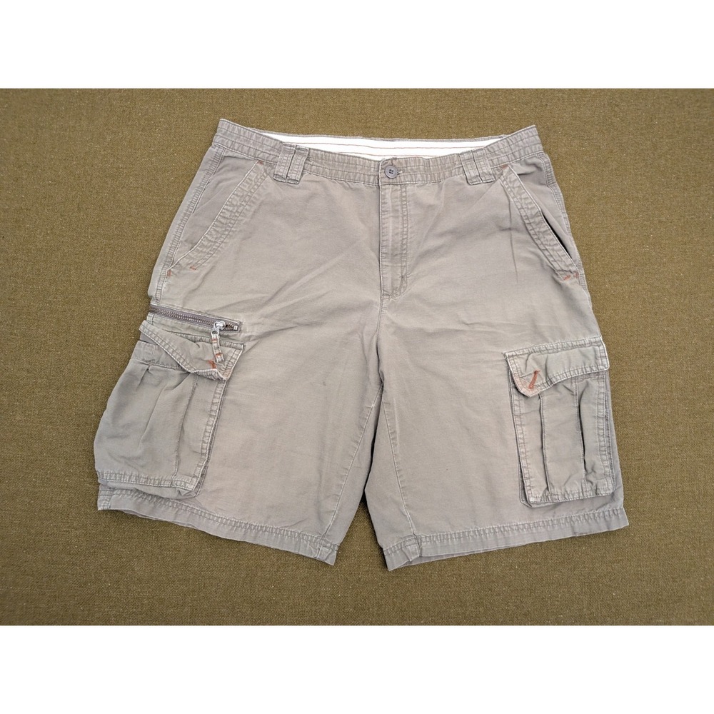 Vintage Columbia Shorts Mens 36 Cargo Gray Baggy Y2K